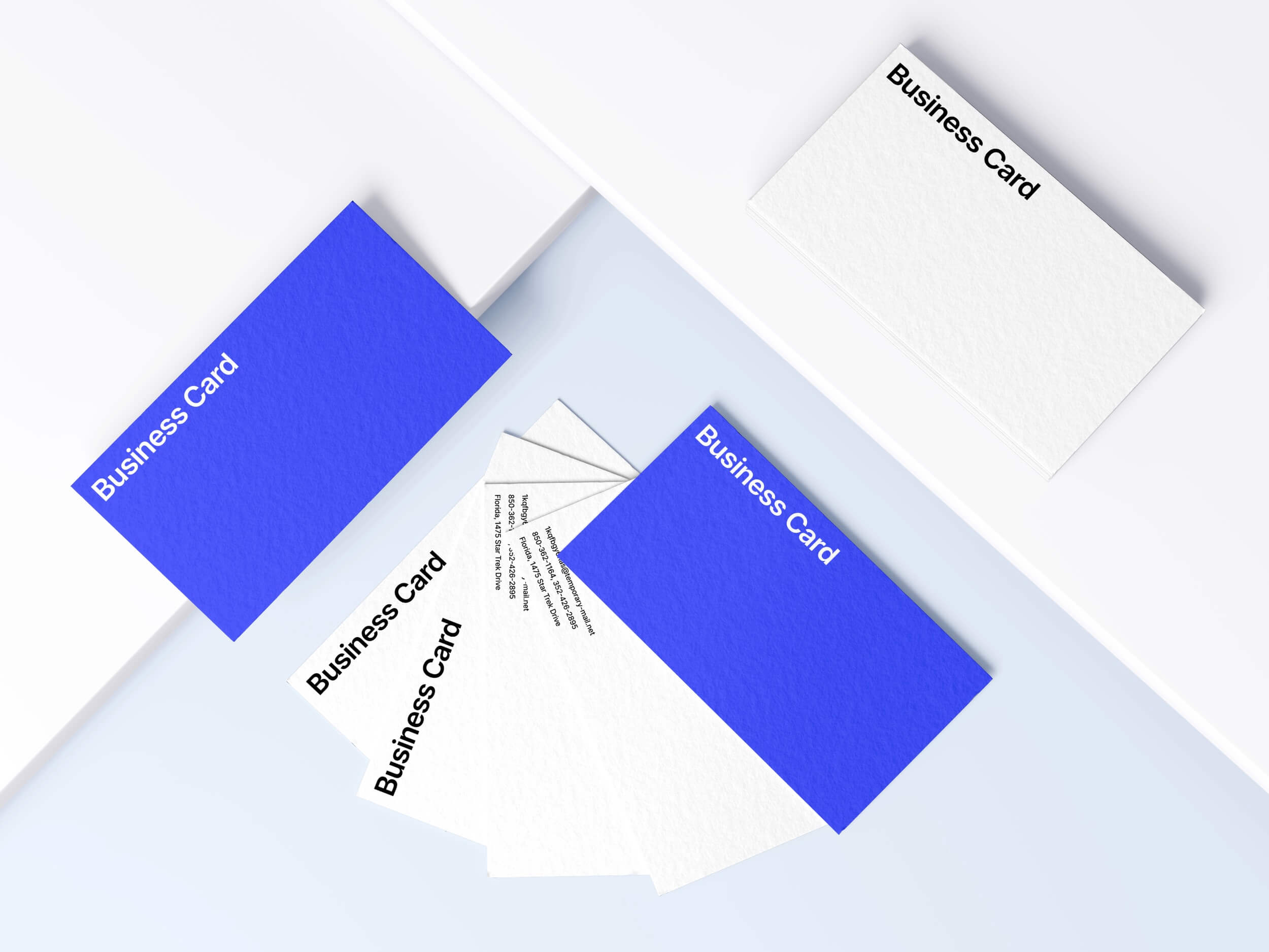 free-top-view-business-cards-mockup