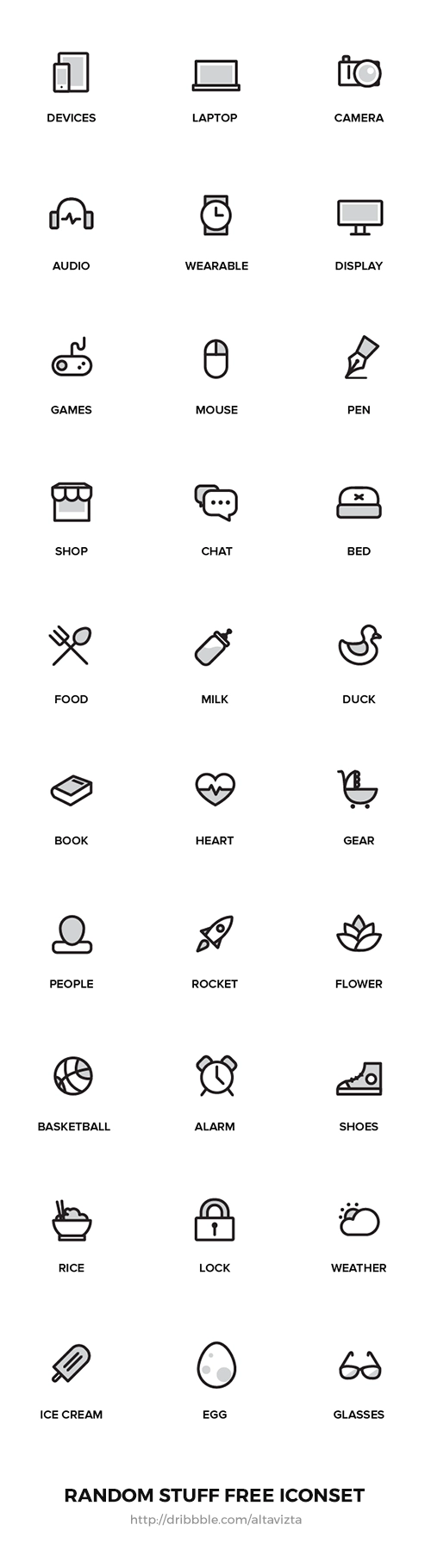 free-random-stuff-icon-set-vol-1